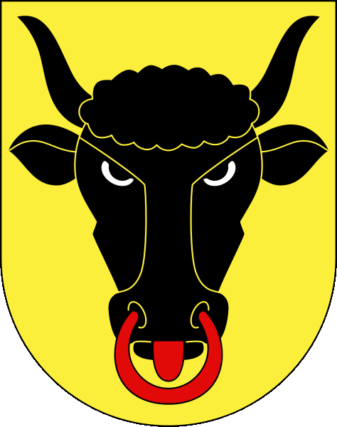Der Uristier das Wappen des Kanton Uri